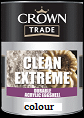 Crown trade Clean  ex/ dur acrylic eggshell colours